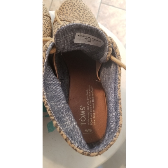 Toms Leopard print Wedges Size 9 - Picture 2 of 7